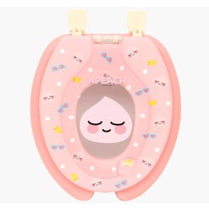 카카오프렌즈 유아겸용 변기커버 어피치 U형 키즈겸용 중형 어린이 유아용 성인일체형 변기시트