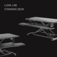 루나랩 높이조절 스탠딩 모션 데스크 컴퓨터 책상 테이블 거치형(수동/전동)