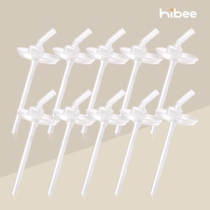 100%국내제조 푸고빨대컵 교체용 빨대리필 10P+빨대세척솔 세트