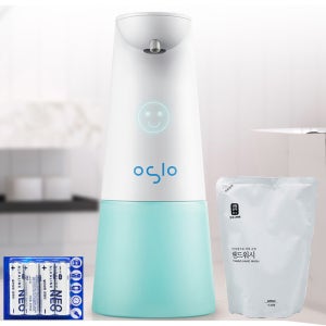 리필액/건전지 포함 오슬로 비접촉 자동 거품 손세정기 디스펜서