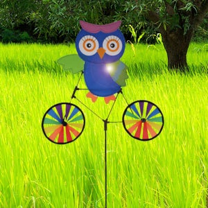 정원용 바람개비 (자전거타는부엉이)