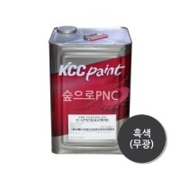 KCC 우레탄속건형 공업용 UT578 16L 무광 고급차량용 가전기기 보수도장용 (흑색)