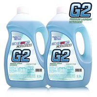 G2 프리미엄 액체 세탁세제 (블루/일반용) 2.5L x 2개 / 대용량 천연 세제