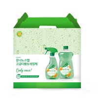 은나노스텝 시즌3 선물세트 (4종) 다용도550ml+1100mlx2+주방세제1100ml