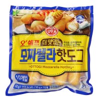 오뚜기 모짜렐라 치즈핫도그 500g