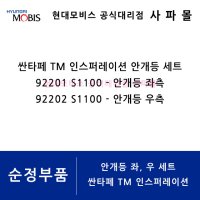 현대 순정 안개등 세트 - 싼타페 TM 인스퍼레이션 안개등 좌, 우 세트 ( 커넥터 배선 추가가능 )