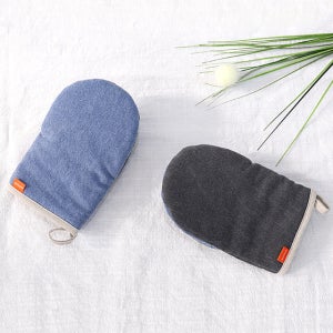 유노야 빈티지 워싱 주방장갑 오븐장갑 냄비손잡이 안심 쿠킹 패브릭장갑 2P세트