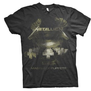 [L,XL,2XL 국내배송] 공식 METALLICA 메탈리카 Master Of Puppets Distressed 반팔 티셔츠
