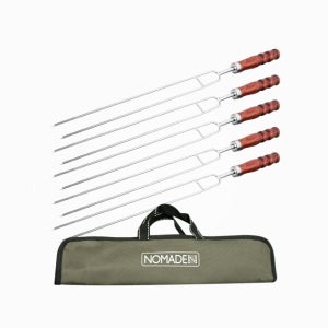 바비큐 꼬치 원목 5P 세트