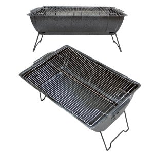 국산 무용접 드럼바베큐그릴-대(L) 4인 5인용 캠핑그릴 바베큐 화로 가방포함(화성연료)