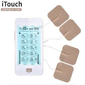 아이터치 저주파 마사지기 버튼형 충전식 IB-1901