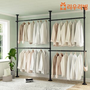 리우리빙 고정식 튼튼한 행거 4,5,6단 38mm (조절식)