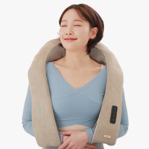 휴플러스 무선 목 어깨 안마기 마사지기 듀얼태핑 두드림 코드제로 Cordzero-3300