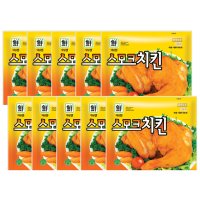 대림 스모크치킨 180g x 10팩 통닭다리 훈제치킨 바베큐 캠핑 전자레인지 간편 윙 봉