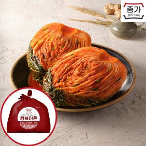 종가 행복이온 전라도 포기김치 배추김치 10kg 1개