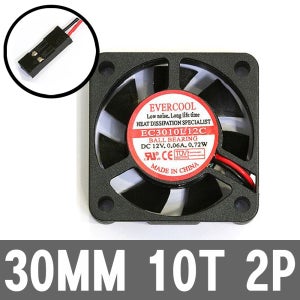 30MM 10T 2P 케이스 시스템 컴퓨터 저소음 쿨러