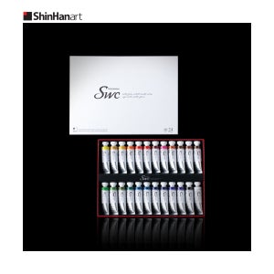 신한 전문가 수채물감 swc 15ml 24색