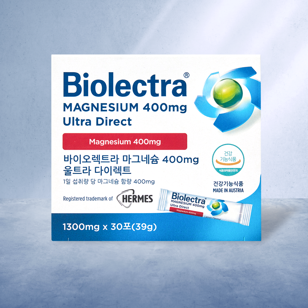 <b>바이오렉트라 마그네슘 400mg 울트라 다이렉트</b> 30포