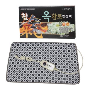 대신전자 참숯 옥 황토 찜질기 DS 3859 온열 찜질팩 전기찜질기 찜질 타이머