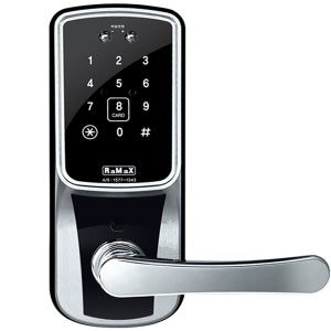 미니 주키 N-650L 디지털 도어락 번호키 현관문 방화문 도어락 카드키 비상열쇠