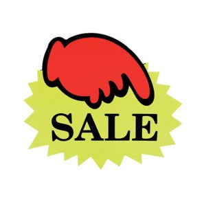 쇼 카드 톱니손 SALE 대 세일 할인 가격 표지판 4054