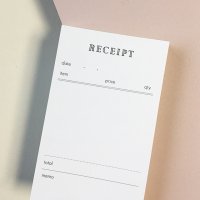 영수증 떡메모지 100매 : 데일리 receipt