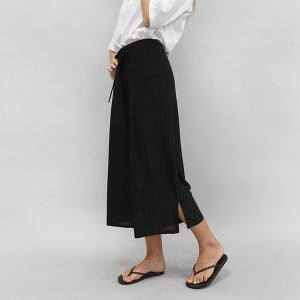 [자체제작] 8.5부 쿨 와이드팬츠 아이스팬츠 여름바지 아이스와이드 냉장고