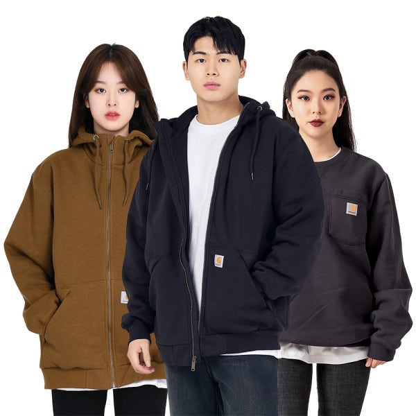 칼하트 후드집업 맨투맨 써멀 후드티 긴팔티 모음