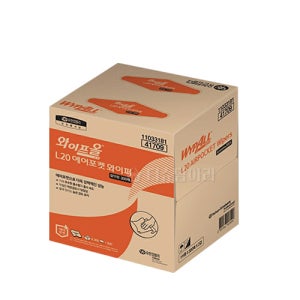 41709 와이프올 L20 에어포켓 와이퍼 중형 300매 2겹 4카톤 기존41309