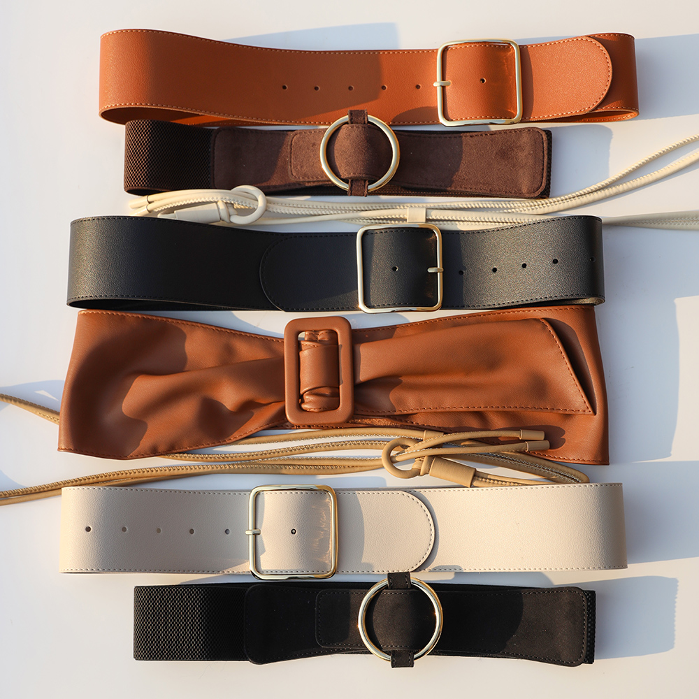 여자 벨트 코르셋벨트 와이드 가죽 원피스벨트 허리띠