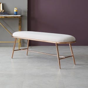 라비스 패브릭 로즈골드 병원 휴게실 로비 대기 의자 2인용 연그레이