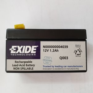 벤츠 보조 밧데리 엑사이드 EXIDE 12V 1.2AH 보조배터리 기능이상 1.2암페어