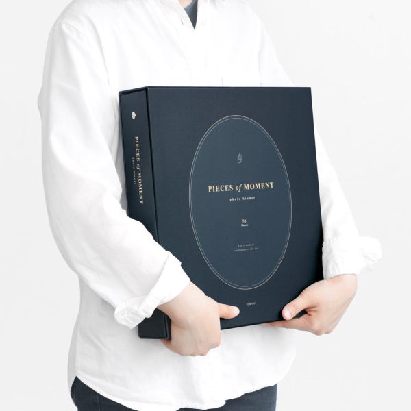 아이코닉 그랜드바인더 접착식 사진앨범(대용량 네컷 포토 초음파 성장 사진첩)