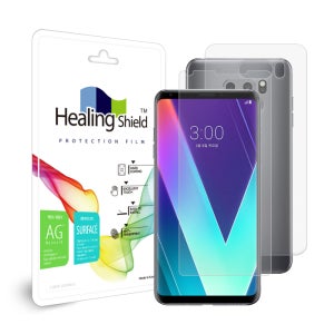 LG V30S 플러스 ThinQ 저반사 지문방지 보호필름2매 후면1매