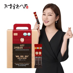[정원삼] 6년근 고려홍삼정 365스틱 100일분 대용량 홍삼스틱 면역력 100포, 1개