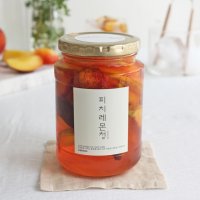 [계절상품]애드블레싱 피치레몬청 500g 복숭아청 레몬청 천도복숭아 과일청 수제청