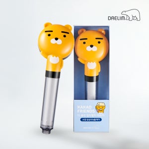 카카오프렌즈 녹물염소 수압상승 필터 샤워기 [라이언]