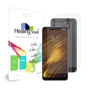 샤오미 포코폰 F1 저반사 지문방지 액정보호필름2매 후면1매