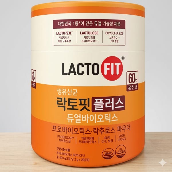 락토핏 플러스 듀얼바이오틱스 생유산균 200포 코스트코 종근당 프로바이오틱스 장 대용량