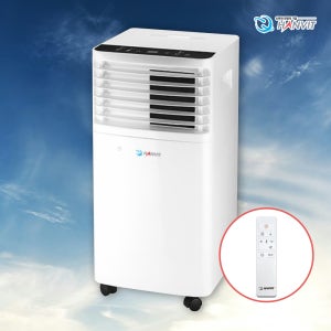 한빛 이동식 에어컨 냉방 제습 송풍 실외기 필요없는 HV-12000BTU (화이트)