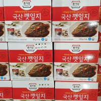 코스트코 종가집 국산 깻잎지 120G x 5 (아이스박스포장)