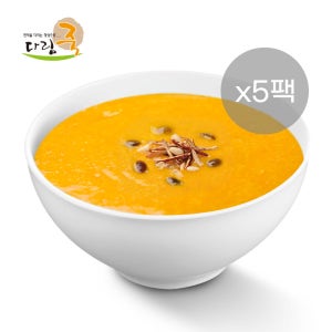 다림죽 국내산 단호박죽 500g, 5팩