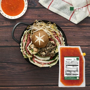 스위트칠리소스 2kg x 6개입 / 샤브샤브 고기디핑