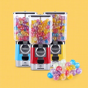 캡슐뽑기기계 소형 가챠머신 사탕 토이미니어처 가챠샵 기본형
