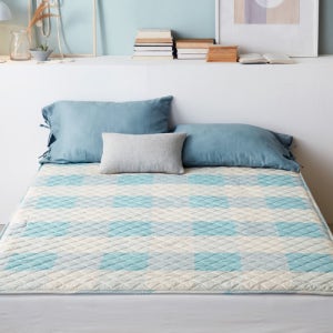 글루바인 전기매트 전자파안심 타이머 물세탁 전기장판 워셔블 전기요 더블, 135x180cm, 리베