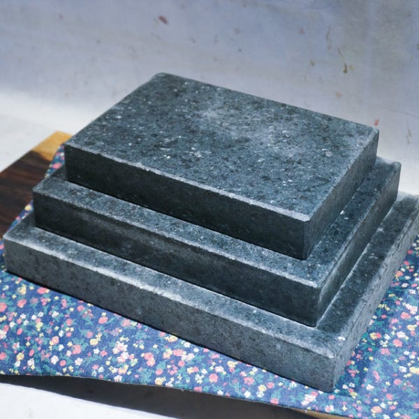 사각 누름돌 국산곱돌 오이지담그기 12cm