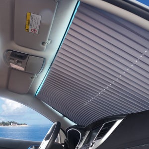 듀얼클립형 차량용햇빛가리개 듀얼 흡착판 차햇빛가리개 70cm CLIP-70