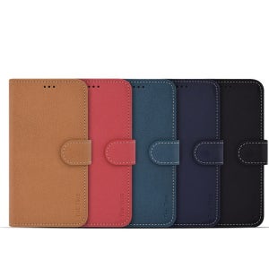 엘지 더 타임 5포켓 가죽 지갑 다이어리 케이스 블랙, LG Q52