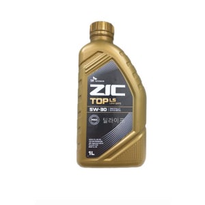 (SK ZIC)지크 탑 ZIC TOP 5W30 1L 100%합성유 (PAO기유) 12개