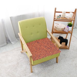 편백 원목 매쉬 통풍 여름 구운 장미목방석